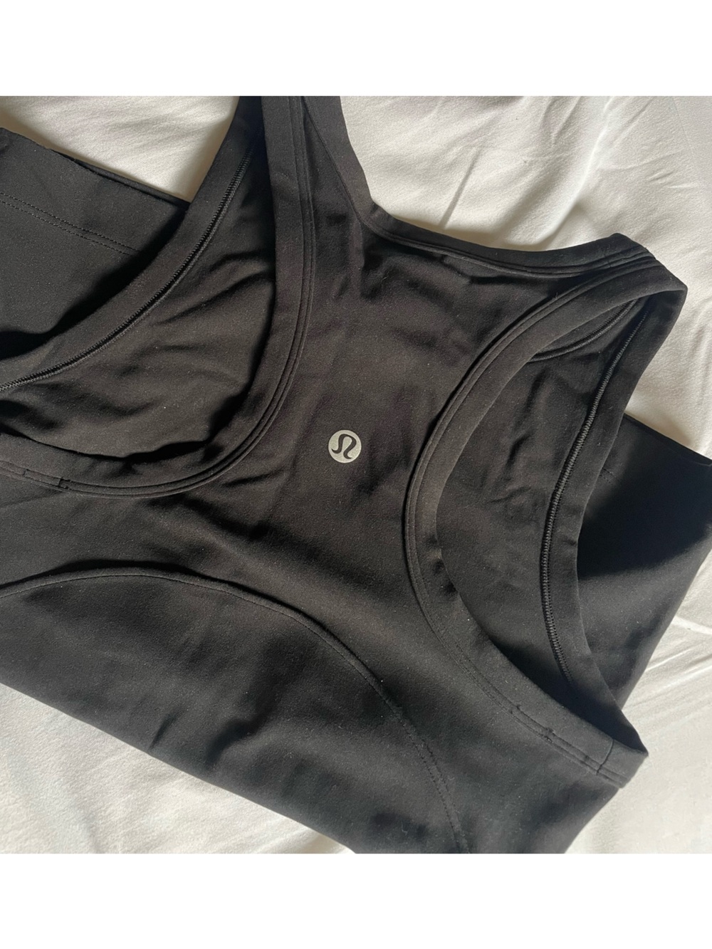 lululemon athletica Black Athletic Scoop Tank